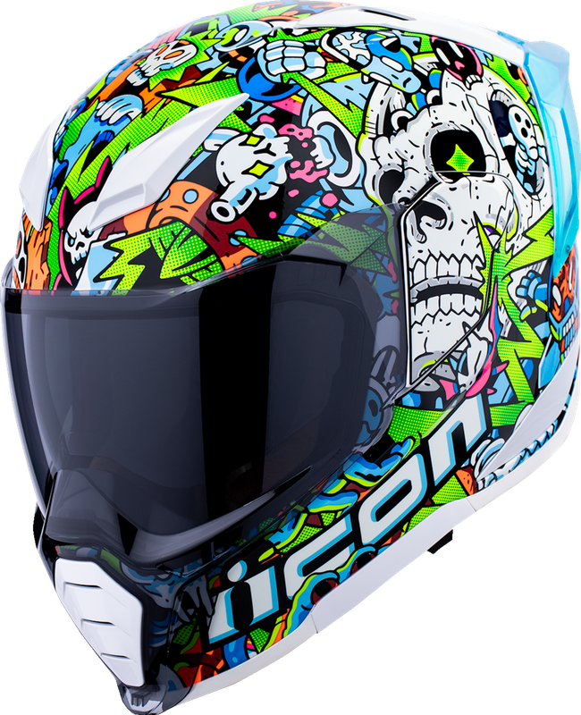 Icon Ultraflite Helmet - Doodle 3 - Mips - Blue - Small 0101-17979