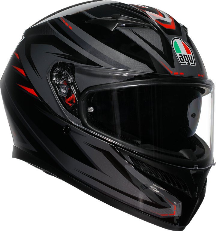 Agv K3 Helmet - Syth - Black/Red - 2Xl 2118381004-021-XXL