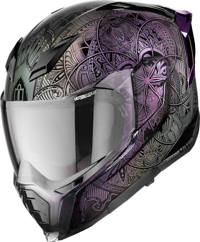 Icon Ultraflite Helmet - Opal Mandala - Mips - Purple - Large 0101-18619