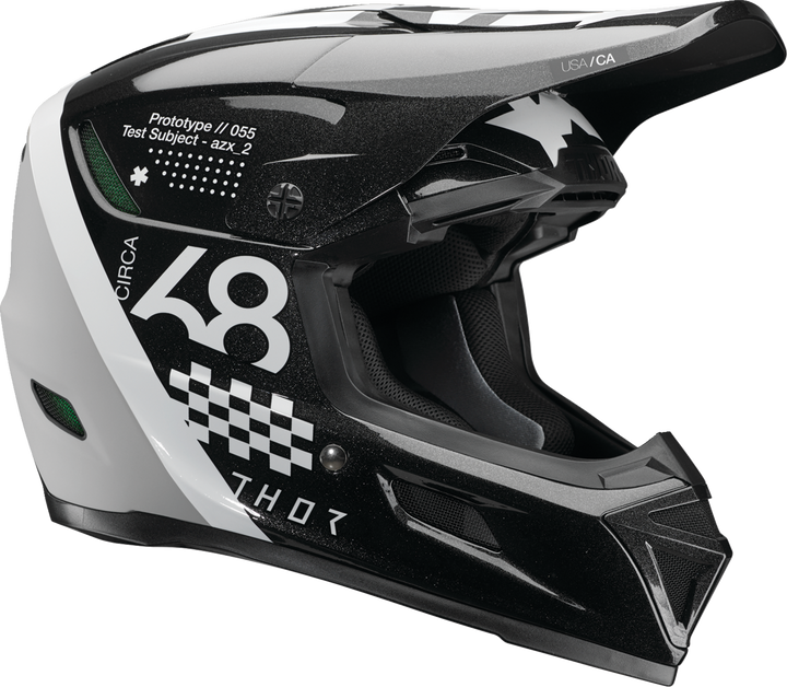 Thor Reflex Sport Helmet - Riot - Mips - Black/White - Xs 0110-8775