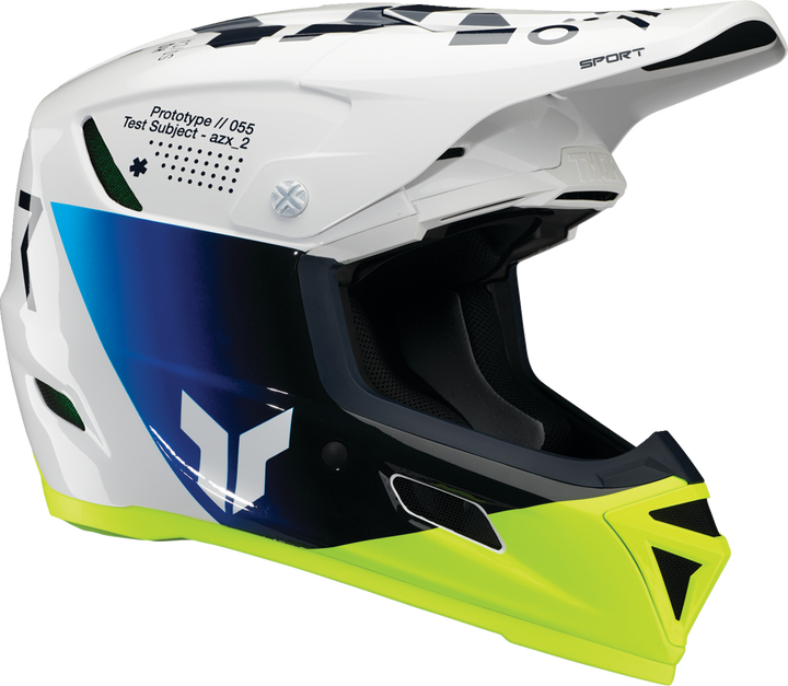 Thor Reflex Sport Helmet - Strike - Mips - Navy/Acid - 2Xl 0110-8792
