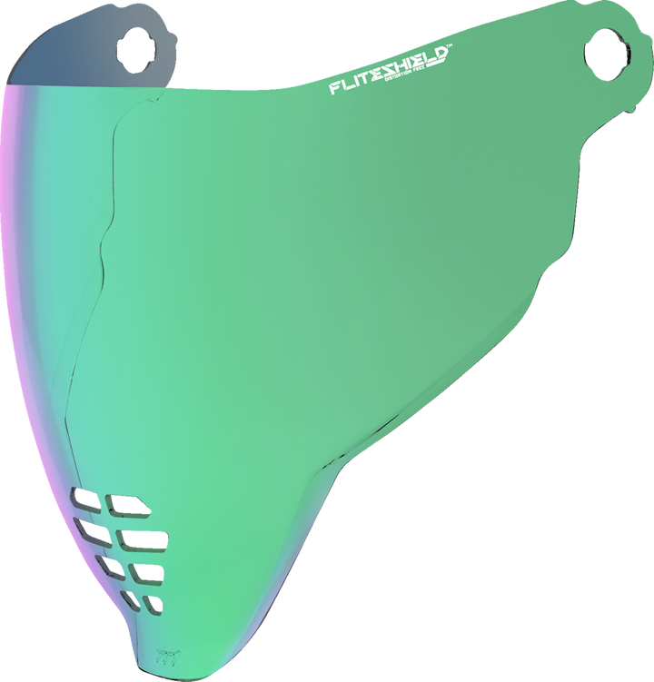 Icon Fliteshield Shield - Airflite - 22.06 - Rst Green 0130-1081