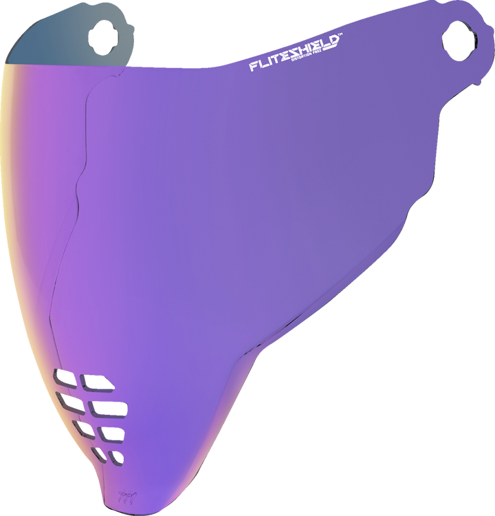 Icon Fliteshield Shield - Airflite - 22.06 - Rst Purple 0130-1082