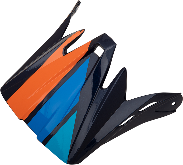 Z1R Child Rise Visor Kit - Evac - Gloss Navy/Blue/Orange 0132-1409