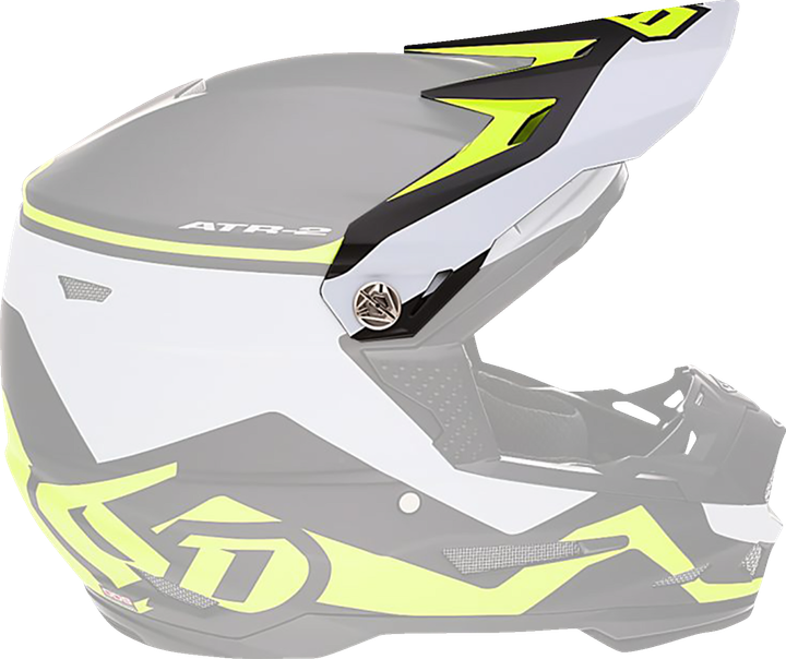 6D Helmets Atr-2 Visor - Drive - Neon Yellow 72-6097
