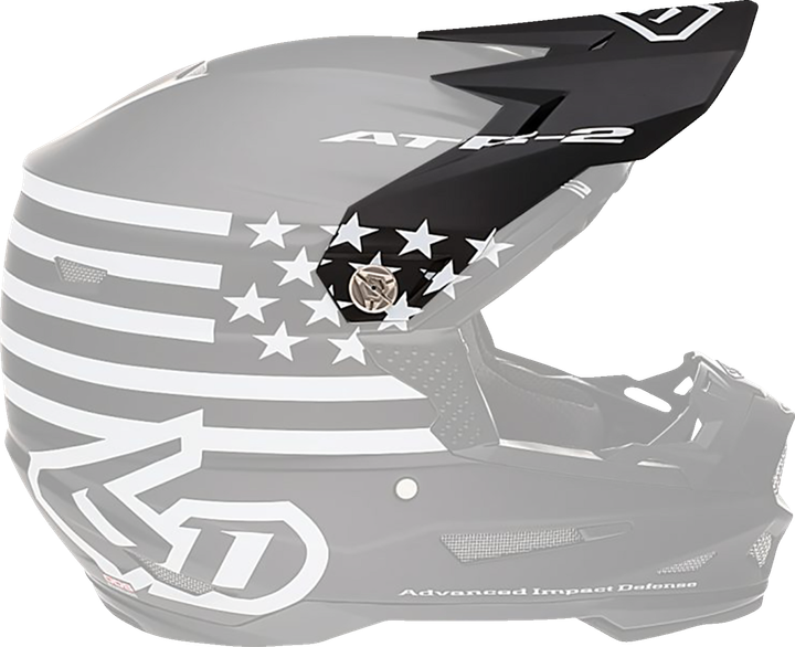 6D Helmets Atr-2 Visor - Tactical - Black 72-6107
