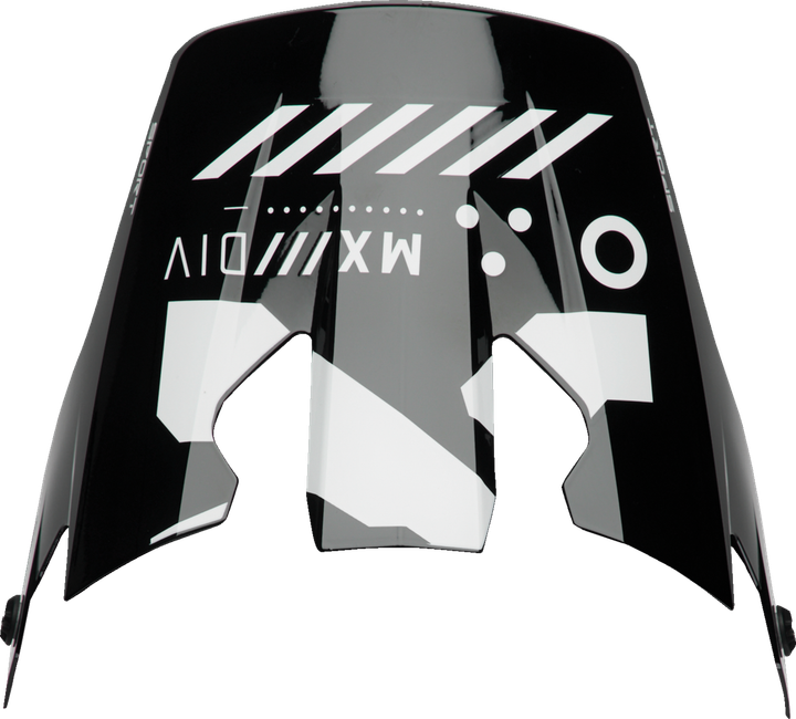 Thor Reflex Sport Visor - Strike - Black/Red 0132-1833