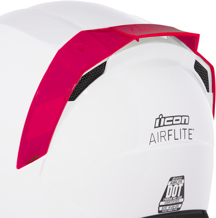 Icon Airflite Rear Spoiler - Dayglo Red 0133-1308