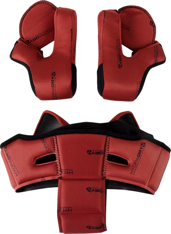 Icon Domain Liner/Cheek Pads - Red - Medium 0134-3149