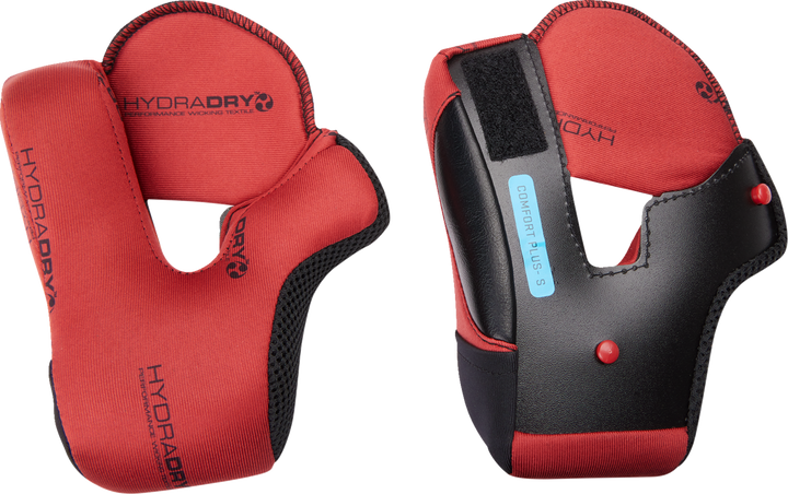 Icon Domain Cheek Pads - Red - Xs 0134-3583