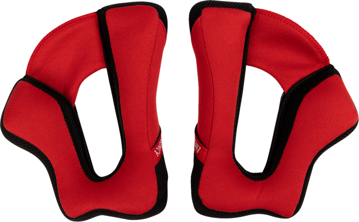 Thor Reflex Sport Cheek Pads - Red/Black - Small 0134-4000