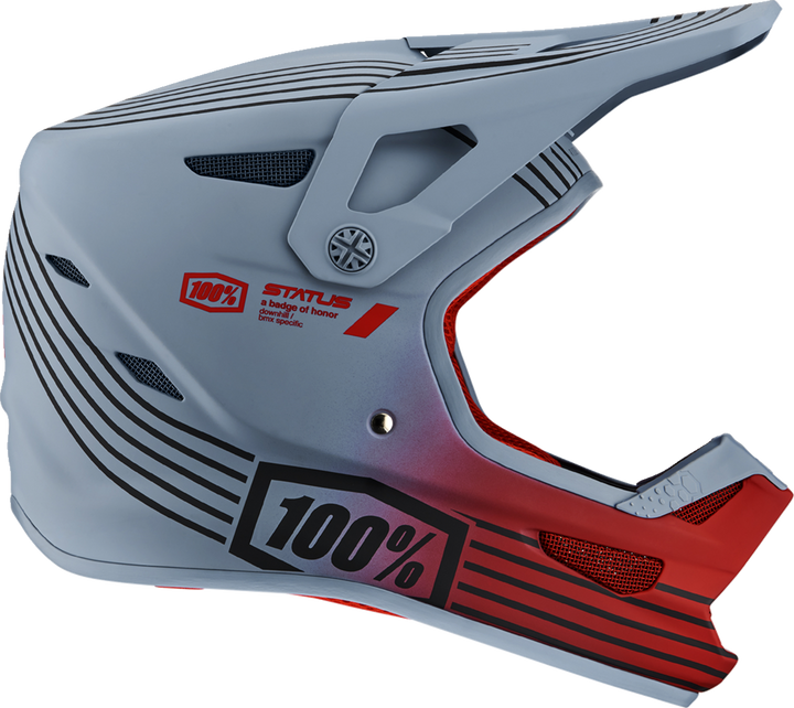 100% Status Helmet - Caltec/Gray - Large 80010-00010