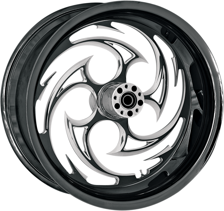 Rc Components Wheel - Savage Eclipse - Rear - Single Disc/Without Abs - Black Eclipse - 16X3.5 16350-9978-85E