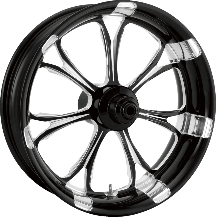 Performance Machine (Pm) Wheel - Paramount - Rear - Single Disc/With Abs - Platinum Cut - 18X5.5 - '09+ Flt 1269-7814R-PAR-BMP