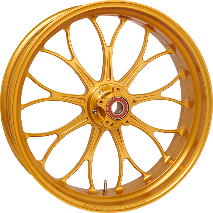 Performance Machine (Pm) Wheel - Revolution - Rear - Single Disc/Without Abs - Gold Ops - 18X5.5 1270-7814R-RVNAP-G