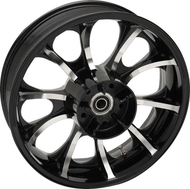 Coastal Moto Wheel - Largo 3D - Rear - Single Disc/With Abs - Black Cut - 18X5.5 3D-LGO185BCABST