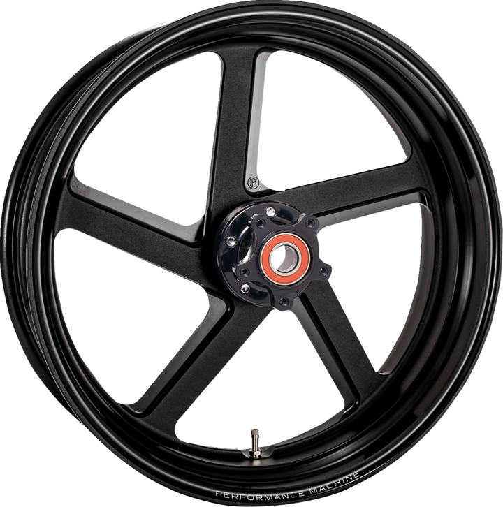 Performance Machine (Pm) Wheel - Pro-Am Race - Rear - Single Disc/Without Abs - Black Ops - 17X6 1270-7716R-PROAP-SMB