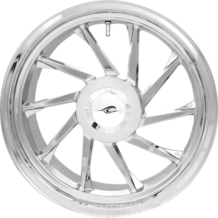 Coastal Moto Wheel - Hurricane 3D - Rear Right - Chrome - 18" - Trike 3D-HURR-187T-CH
