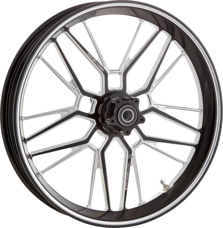 Arlen Ness Rim - Split-Spoke - Black/Contrast Cut - 21X3.5 330-025