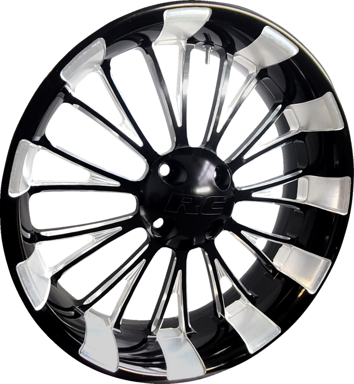 Rc Components Wheel - Dynasty - Rear - Black Eclipse - 18X5.5 - Trike 0318550-117E-TR