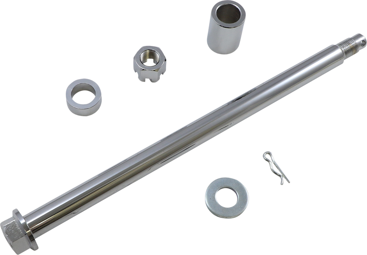 Drag Specialties Axle Kit - Rear - Chrome - '00-'01 Touring 0214-1964