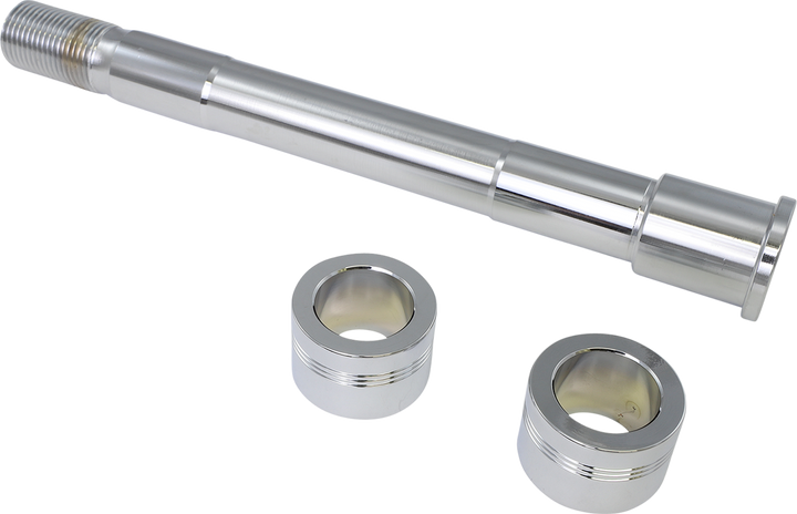 Drag Specialties Axle Kit - Front - Chrome - '18-'25 Low Rider/Street Bob 0214-1980