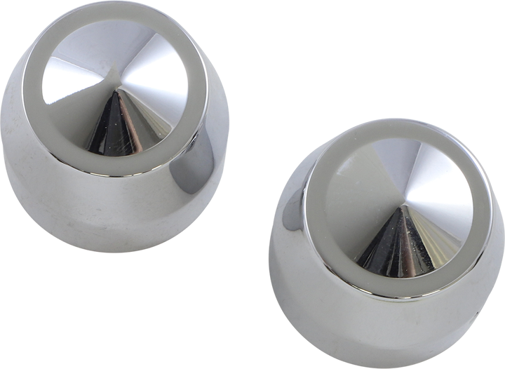 Accutronix Axle Caps - Elite - Chrome - 1" - Pair TAC101-EC