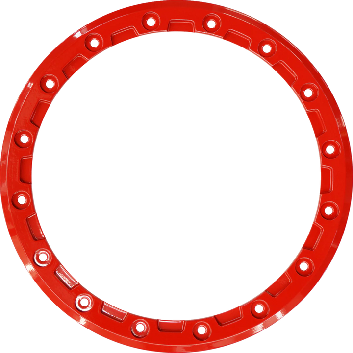 Raceline Wheels Beadlock Ring - Replacement/Wheel - Podium - 15" - Red RBL-15R-A93-RING-16