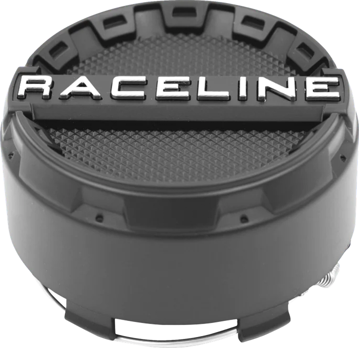 Raceline Wheels Center Cap - Replacement/Wheel - Tall - 4/110 | 4/115 | 4/144 | 4/156 - Black - Golf CPR-A82-110T