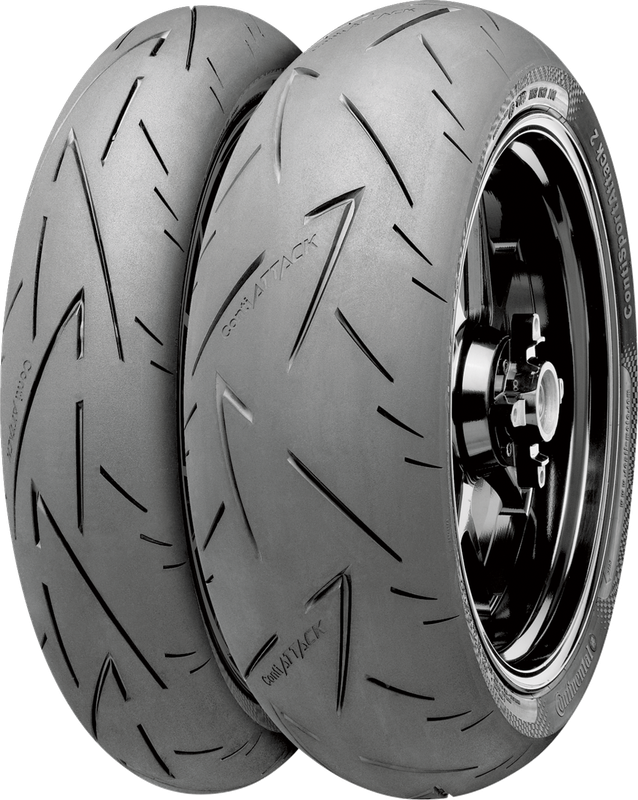 Continental Tire - Contisportattack 2 - Rear - 190/55Zr17 - (75W) 2440140000