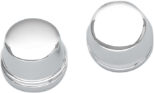 Drag Specialties Axle Caps - Chrome - Front - Pair 0309-0217