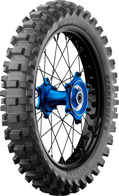 Michelin Tire - Starcross 6 Medium Hard - Rear - 120/80-19 - 63M 95670