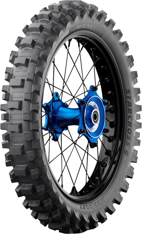 Michelin Tire - Starcross 6 Medium Soft - Rear - 100/90-19 - 57M 53769