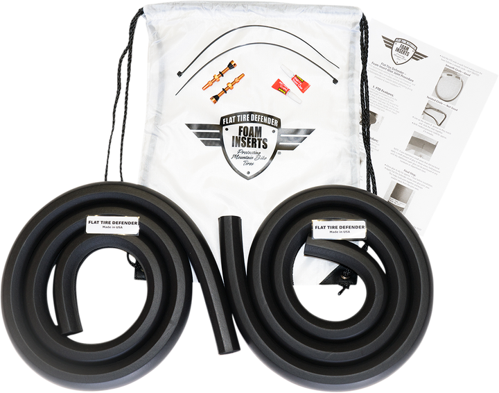 Flat Tire Defender Ftd Ii Foam Tire Inserts Kit - 27.5" - 2 Pack FTD-27-2