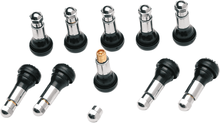 Dill Air Controls Valve Stem - Pull-In - Black/Chrome TR-413WZS