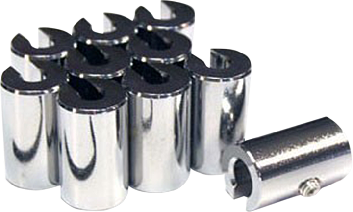 No-Mar Wheel Weights - 1 Oz - Chrome - 10 Pack WT-SPK10CH-1