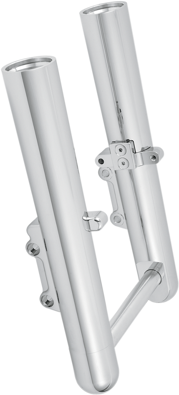 Arlen Ness Fork Legs - Chrome - Smooth - Dual Disc - '00-'07 Flt 06-503