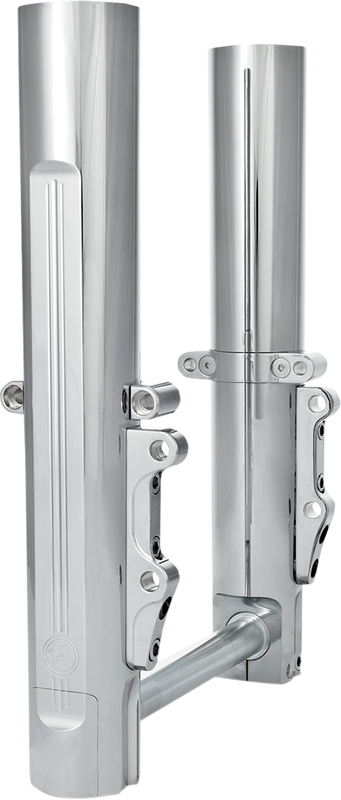 Performance Machine (Pm) Fork Leg Kit - Chrome - Lower - Dual Disc - '14-'20 Fl 0208-2096-CH