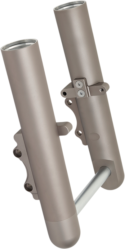 Arlen Ness Fork Legs - Titanium Anodized - Smooth - Dual Disc 06-507