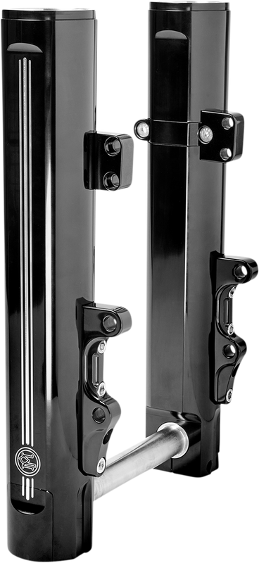 Performance Machine (Pm) Fork Leg - 49 Mm - Lower - Contrast Cut - Dual Disc 0208-2177-BM