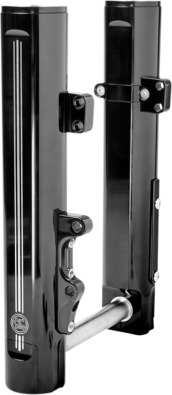 Performance Machine (Pm) Fork Leg - 49 Mm - Lower - Contrast Cut - Single Disc 0208-2178-BM