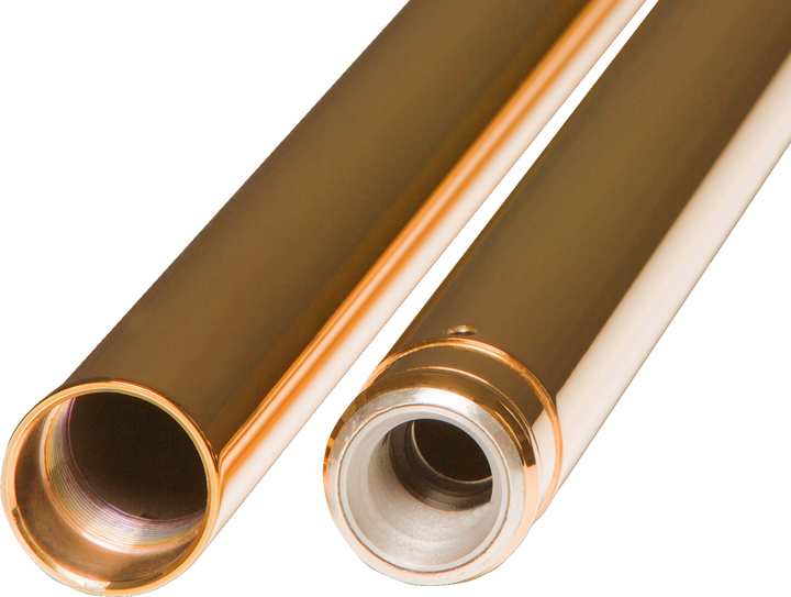 Custom Cycle Engineering Inverted Fork Tubes - 43 Mm - +4" Length - Gold 710078