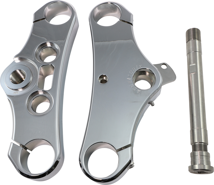 Accutronix Elite Triple Tree - 49 Mm - Chrome - 3° Rake TWD349-ESC