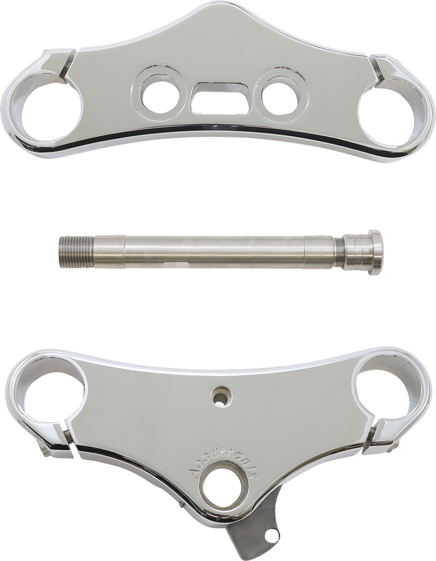 Accutronix Elite Triple Tree - 49 Mm - Chrome - 5° Rake TWD549-ESC