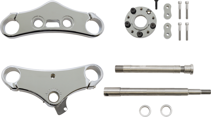 Accutronix Triple Tree - 49 Mm - Chrome - 5° Rake TWD549-ESCK8