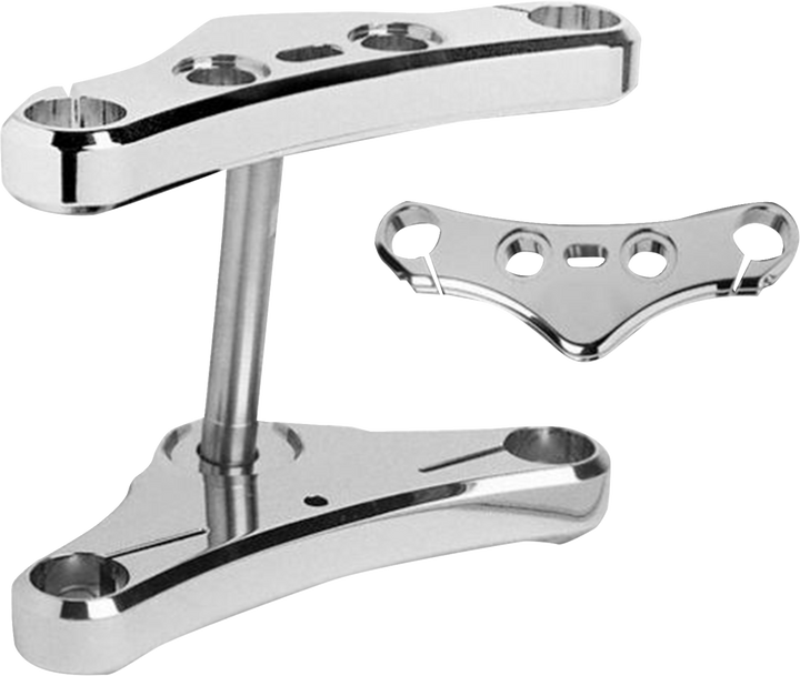 Accutronix Triple Tree - 49 Mm - Black - 3° Rake - Elite Smooth TWD349-ESB