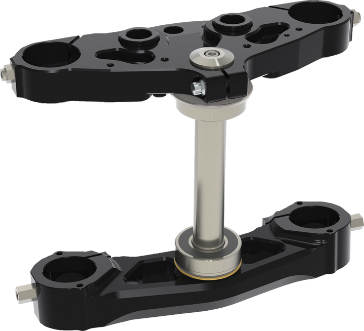 Hawg Halters Triple Tree - 49 Mm - Black Anodized 49FL24-AX21