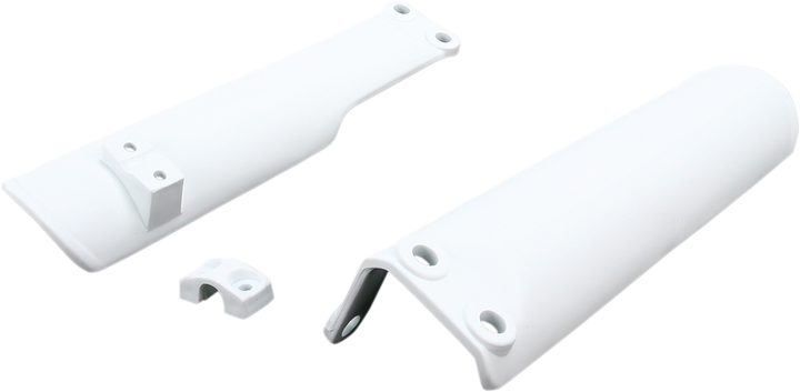 Acerbis Lower Fork Covers For Inverted Forks - White 2253020002