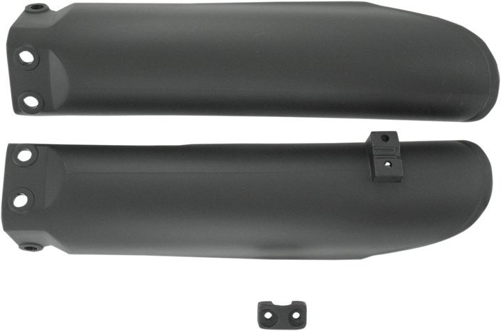 Acerbis Lower Fork Covers For Inverted Forks - Black 2253090001
