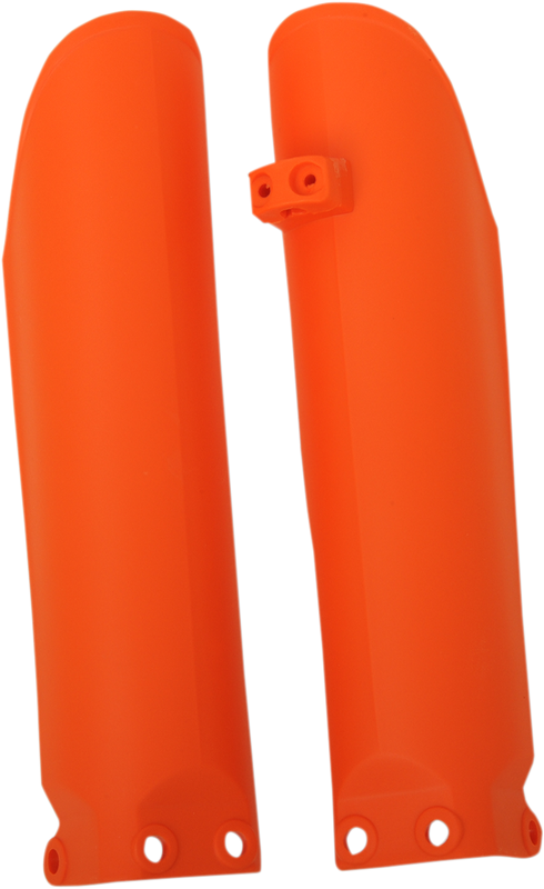 Acerbis Lower Fork Covers For Inverted Forks - '16 Orange 2319635226